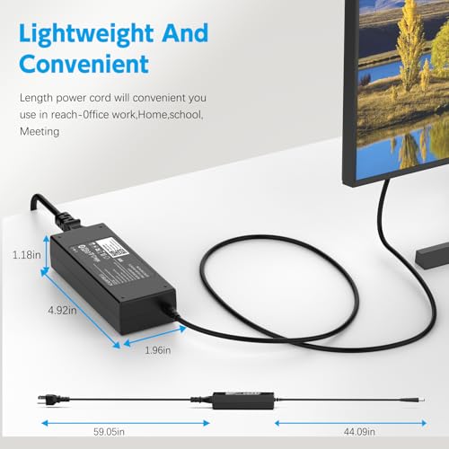 90W Power Supply for HP All-in-One Desktop PC 18 20 23" (Old Model) - LJO-EEIH 19V 4.74A Charger [7.4mm Big Tip] - Fits Pavilion 20-b 23-g TouchSmart 310 520 Omni 120 (NOT for 24-df Blue Tip)