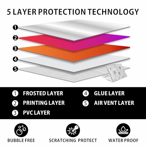 Laptop Skin Decal HP 14" - Black White Botanical, Laptop Cover Sticker, No Cutting Required, No Bubble, Waterproof, Scratch Resistant - Including Wide Screen and Wrist Pad - size: 14 inch