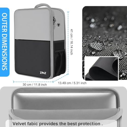 Slim & Expandable Laptop Backpack 17 inch Travel Business Backpack Water Resistant Daypack Bookpack for Most 17 inch NoteBooks，Gray&Black - color: Gray Black