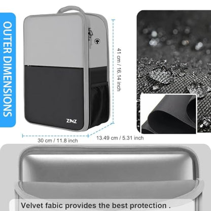Slim & Expandable Laptop Backpack 17 inch Travel Business Backpack Water Resistant Daypack Bookpack for Most 17 inch NoteBooks，Gray&Black - color: Gray Black