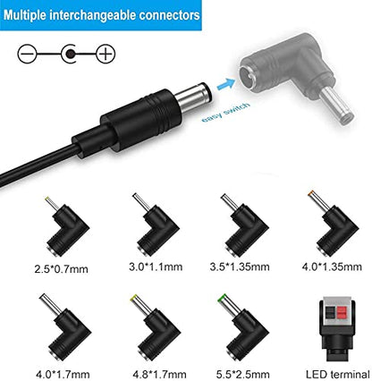 12V DC Car Charger for Portable DVD Player DBPOWER Sylvania RCA | Car Cigarette Lighter Power Cord 6.6FT for Snailax Seat Cushion, Spectra S1 S2 Breast Pump