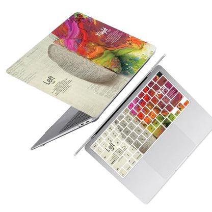 Laptop Shell for MacBook Air 11 inch Case 2015 2014 2013 2012 2011 2010 Release Model A1465 A1370,Air 11.6" Snap on Protective Laptop Hard Case & Keyboard Cover,Left & Right Brain - color: Left & Right Brain, size: Air 11" 2010-2015(A1370/A1465)