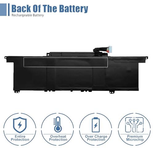 BN03XL Laptop Battery Replacement for HP Envy x360 15 2020 13-ba0010nr 13-ba0004nu 15-ed0000 15T-ED000 13-ay0378ng 13-ay0065AU 13-ay0001nc 15m-ee0013dx Series HSTNN-DB9N 11.55V 51Wh 4416mAh - size: 10.93*3.08*0.23 inch BN03XL