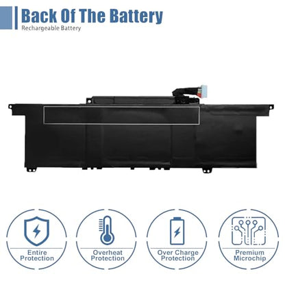 BN03XL Laptop Battery Replacement for HP Envy x360 15 2020 13-ba0010nr 13-ba0004nu 15-ed0000 15T-ED000 13-ay0378ng 13-ay0065AU 13-ay0001nc 15m-ee0013dx Series HSTNN-DB9N 11.55V 51Wh 4416mAh - size: 10.93*3.08*0.23 inch BN03XL