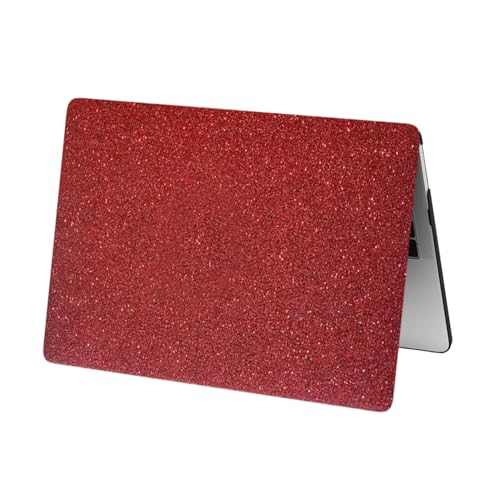 Hard Case Compatible with Old Version MacBook Pro 13 inch Case 2012 2011 2010 2009 2008 Release A1278 with CD-ROM, Leather Laptop Protective Hard Shell & Keyboard Cover, Glitter Red - color: Glitter Red, size: A1278(Pro 13" w/CD-ROM 2008-2012)