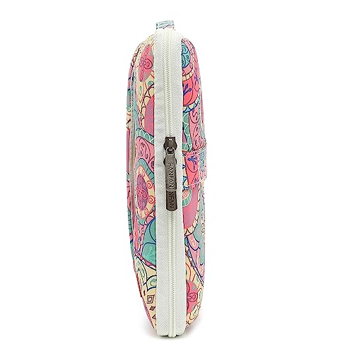 360° Protective Laptop Sleeve Case Bag with 3 Pockets,Handle,Luggage Strap for MacBook Pro 14 inch and 14 inch-14.4 inch Screen Laptop (Bandanna) - color: Bandanna, size: 14 inch-14.4 inch