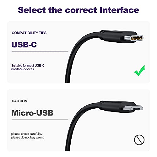 USB-C 65W 45W AC Adapter Laptop Charger for Asus Chromebook ZenBook | For Transformer ExpertBook,C302C C213 C214 C436 C523 ADP-45EW B,UX390UA UX490 UX325 UX393 UX371,B9450FA,T302,Foldable Plug