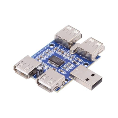 ChenYang 4 Port USB 2.0 HUB,USB A 1 to 4 USB 2.0 Splitter Port Multiplier Expansion Adapter for Laptop/Flash Drive/Keyborad/Mouse - style: USB-A 1-to-4 USB-A