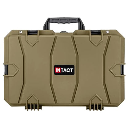 Eylar 21.6" Intact Series Carry-On Hard Camera Case, Lightweight and Durable Stacker Design with Foam (Dark Earth) - color: Dark Earth