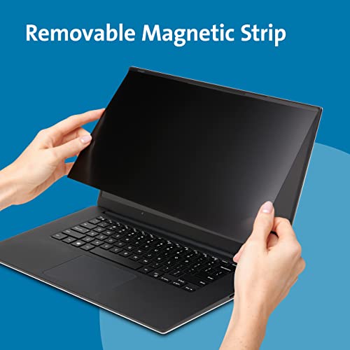 Kensington MagPro™ Magnetic Laptop Privacy Screen 15.6 inch, Removable 16:9 Laptop Privacy Filter Shield, Anti-Glare, Blue Ray Reduction, Compatible with HP/Dell/Acer/Asus/Lenovo (K58353WW) - size: 15.6" 16:9