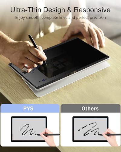 PYS Magnetic Privacy Screen for Microsoft Surface Pro, 12.3 Inch | Pro 7 Plus, Pro 7, Pro 6, Pro 5, Pro 4, Pro 3, Detachable, Matte Finish, Anti-Glare - size: SF 12.3 Inch