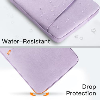 JETech Laptop Sleeve for MacBook Neo (A18 Pro), 14-InchMacBook Air/Pro, MacBook Pro M1-M5 2021-2026, Waterproof Bag Case with Pocket, Compatible with 14 Inch Notebook (Light Purple) - color: Light Purple, size: 14-Inch