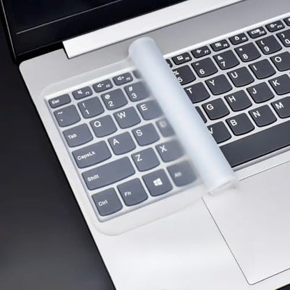 2PCS Universal Keyboard Film – Silicone Waterproof Cover for 15-17 Inches Laptops - Clear