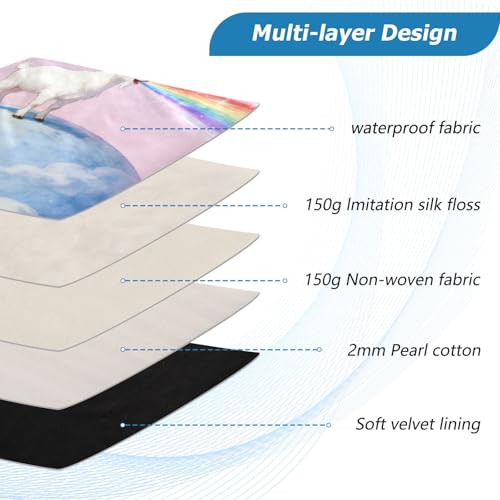 Cute Goat Plane 13” Quilted Laptop Sleeve Case Soft Notebook Protector Bag Computer Carrying Case - color: Cute Goat plane, size: Medium