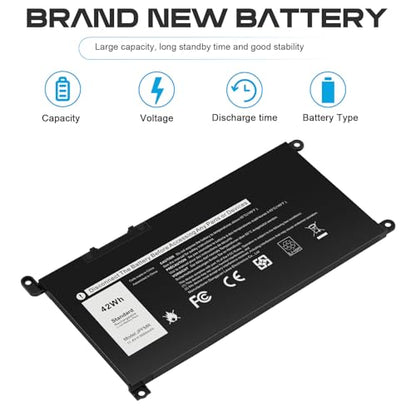 Fancy Buying JPFMR DN33X RDNP5 65N6H Laptop Battery Replacement for Dell Chromebook 3100 3400 2-in-1 5488 5493 5593 P90F Series Notebook 0JPFMR 7MT0R 7MTOR 16DPH 7T0D3 07T0D3 07GDY - size: 7.52*4.09*0.24inch