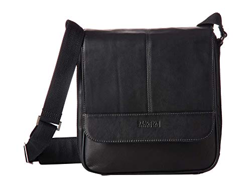 Kenneth Cole REACTION Out Of The Bag Manhattan Colombian Leather RFID 15.6" Laptop Briefcase - color: Black