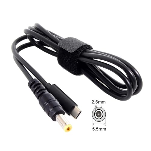 Type C USB-C Input to DC 5.5 * 2.5mm Power PD Charge Cable for Laptop Notebook - style: 65W DC5.5X2.5MM