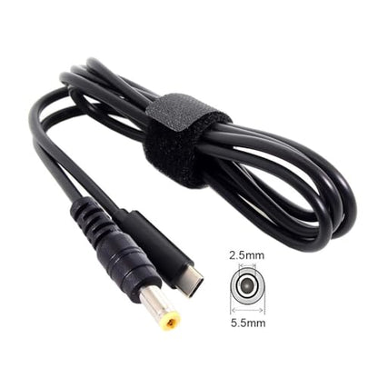 Type C USB-C Input to DC 5.5 * 2.5mm Power PD Charge Cable for Laptop Notebook - style: 65W DC5.5X2.5MM