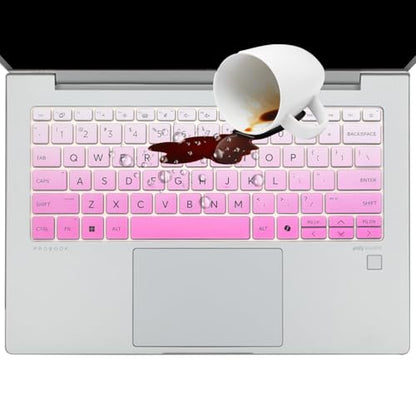 Keyboard Cover for HP ProBook 440 G11 14 & HP ProBook 445 G11 14-inch Laptop Accessories Keyboard Protective Cover Skin (NOT Fit ProBook440 445 G10/G9/G8/G7/G6/G5) -OmbrePurlple - color: OmbrePurlple