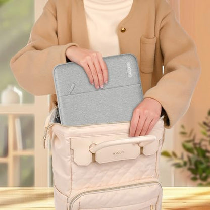 MOSISO Laptop Case 13 inch, Laptop Sleeve Bag with Pocket | Compatible with MacBook Neo A3404 2026/Air/Pro 13 M5/M4/M3/M2/M1 2026-2016, Polyester Vertical Computer Bag, Gray - color: Gray, size: 13 inch