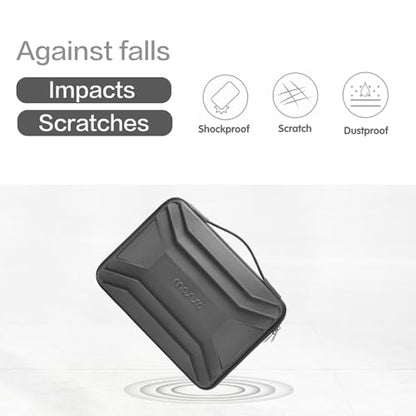 MOSISO 13-14 inch Laptop Hard Case, Waterproof Shockproof Laptop Sleeve Compatible with MacBook Neo 13/Air 13.3 13.6/Pro 13/14,HP Dell ASUS Lenovo, Symmetrical Trapezoid EVA Computer Bag, Gray - color: Gray, size: 13.3 inch