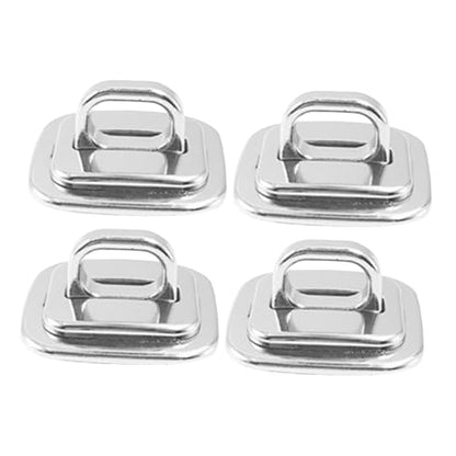 Happyyami 4pcs Laptop Cable Security Anchor Sturdy Desk Mount Base for Anti-Theft Protection Lock Plate for Laptops Tablets and Monitors Reliable Adhesive Design