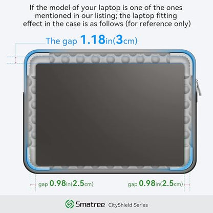 Smatree CityShield Laptop Shoulder Case for 14 inch Lenovo Yoga 9i 2-in-1, for Lenovo Slim 7i Aura Edition, for ThinkPad T14s/E14 Gen 6/5, for ThinkBook 14 Gen 8/7/6, for IdeaPad 5i/5x/5 2-in-1 (MC05)