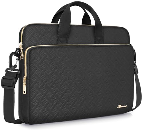 KIZUNA Laptop Sleeve Case 13 Inch Computer Shoulder Bag for 14" MacBook Pro M3 2023/M2 M1 Max /13.6" New MacBook Air M2/14 Lenovo ThinkPad X1 Carbon/Yoga C740 S740 C930/14 IdeaPad Flex 5i, Black - color: Black, size: 13-13.3 Inch