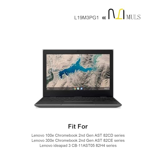 MULS L19M3PG1 Battery for Lenovo 100e 300e Chromebook 2nd Gen AST 82CD 82CE | Ideapad 3 CB-11AST05 Series laptop L19C3PG1 L19L3PG1 SB10X68685 5B10X65680 5B10X65682 5B10X65684 11.52V 47Wh with Tools