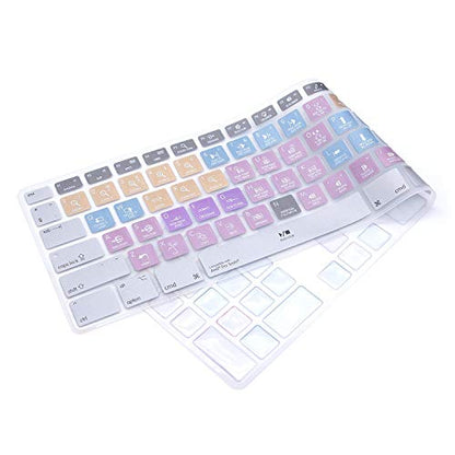 Ultra Thin Shortcuts Extended Silicone Keyboard Protective Cover Skin for Mac Aluminum Wired Keyboard MB110LL/B (A1243) Numeric Keypad (for Avid Pro Tools) - color: Avid Pro Tools