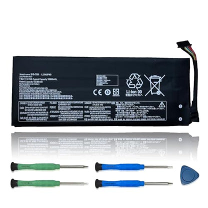 L23M2PK0 Laptop Battery Replacement for Lenovo Legion Go 8APU1 AMD Handheld Series 5B11M36296 5B11M36298 5B11M36299 L23D2PK0 SB11M36297 L23C2PK0 L23L2PK0 7.82V 81Wh 10360mAh - size: 6.13*2.46*1.05 inch L23M2PK0