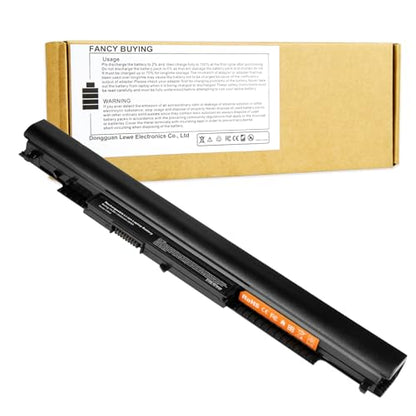 38Wh 807956-001 807957-001 Battery for HP 15-AY041WM HS03 HS04 HSTNN-LB6U 807957 HSTNN-LB6V LB6U HSTNN-DB7I HSTNN-LB6U HSTNN-LB6V HSTNN-PB6S HSTNN-PB6T TPN-C125 TPN-C126 TPN-I120 TPN-I124 - size: 10.79*0.9*0.82inch HS04