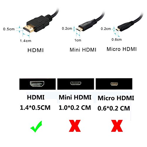 HDMI to VGA with Audio Adapter, Gold-Plated VGA to HDMI Adapter1080P Video Converter Male to Female with 3.5mm Audio Port Compatible for PC,Laptop,DVD - color: 1 Pack