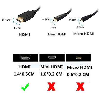 HDMI to VGA with Audio Adapter, Gold-Plated VGA to HDMI Adapter1080P Video Converter Male to Female with 3.5mm Audio Port Compatible for PC,Laptop,DVD - color: 1 Pack
