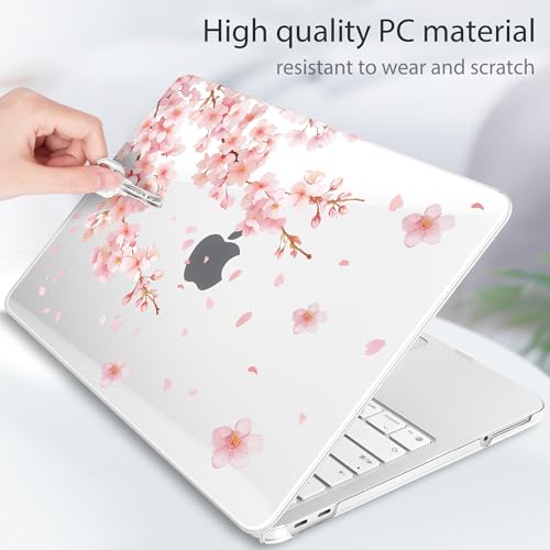 Tuiklol for 2026 MacBook Neo 13 Inch A18 Pro Chip Case, (Model A3404) Anti-Scratch Anti-Drop Slim Hard PC Shell Case with Shockproof Protective MacBook Neo Laptop Cover, Plum Blossom - color: Plum Blossom