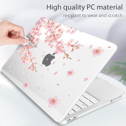 Tuiklol for 2026 MacBook Neo 13 Inch A18 Pro Chip Case, (Model A3404) Anti-Scratch Anti-Drop Slim Hard PC Shell Case with Shockproof Protective MacBook Neo Laptop Cover, Plum Blossom - color: Plum Blossom