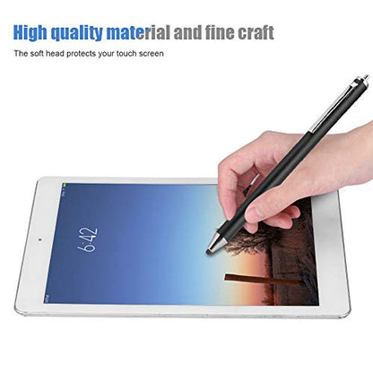 Stylus Pen, Soft Tip Capacitive Stylus Universal for 2018, Tablet, Phone, No Battery Needed, Screen Protector (Black)