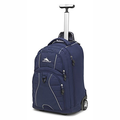 High Sierra Freewheel Wheeled Laptop Backpack, True Navy, 20.5 x 13.5 x 8-Inch - color: True Navy