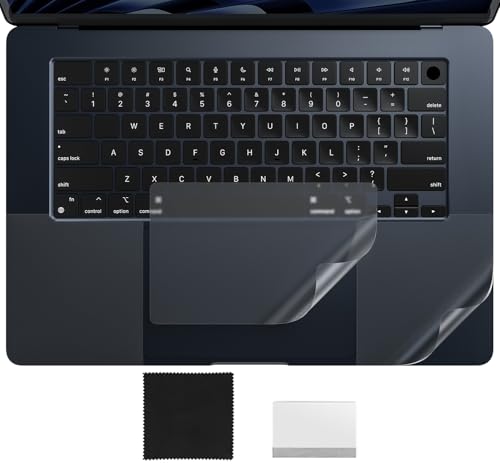 Palm Rest Cover Compatible with 2025 2024 MacBook Air 15" M4 M3 Chip A3241 A3114 Trackpad Protector Skin for Apple MacBook Air 15.3 Inch M4 M3 A3114 Touchpad Cover Trackpad Protector, Clear - size: 2024+ MacBook Air 15.3" M4 M3(Clear)