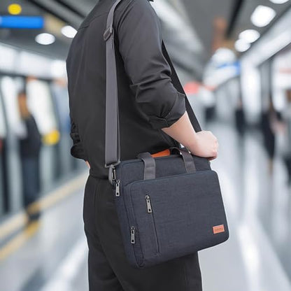 KIZUNA Laptop Bag 15.6 Inch Computer Shoulder Case Sleeve Briefcase For MacBook Air 15 M2/MacBook Pro 16 M4-M1/16″ ThinkBook 16 Gen 8/Legion Slim 5i Gen 8/16.3" XPS 16/Gaming 3i,Dark Grey - color: Dark Grey, size: 15-15.6 Inch