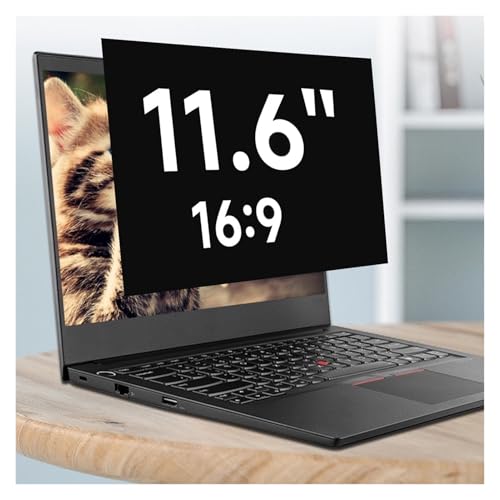 14 Inch 16:9 Laptop Privacy Screen Filter - Privacy Shield and Anti-Glare Protector for 16:9 Aspect Ratio Widescreen Monitor Easy to Install Reusable(11.6inch/25.6x14.4 cm) - size: 11.6inch/25.6x14.4 cm