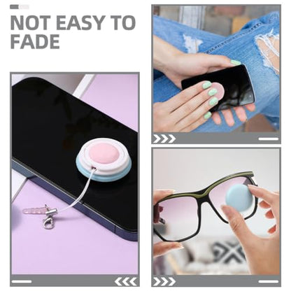 iplusmile 6pcs Screen Cleaners Multi-Color Phone Screen for Cleaning Lenses Eyeglasses and Electronics Dust and Fingerprint Removal Tools