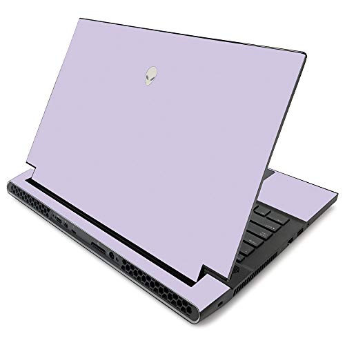 MIGHTY SKINS MightySkins Skin for Alienware m17 R2 (2019) - Solid Lilac | Protective, Durable, and Unique Vinyl Decal wrap Cover | Easy to Apply, Remove, and Change Styles | Made in The USA - color: Lilac