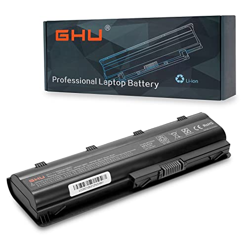 GHU MU06 MU09 Laptop Battery 58Wh Replacement for HP Compaq Presario CQ32 CQ42 CQ43 CQ56 CQ57 CQ62 CQ72 CQ630, Compatible with 593553-001 593554-001 WD548AA WD549AA - style: 58 Wh/MU06