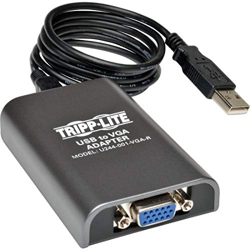 Tripp Lite USB 2.0 to VGA Adapter, USB2VGA 128MB - 1920x1200,1080P(U244-001-VGA-R) - style: VGA