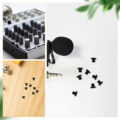 100pcs 3.5mm Silicone Dust Plug: Anti-Dust Cover Protector Headphone Jack Plug Cap For Mobile Phone Laptop Desktop Computer