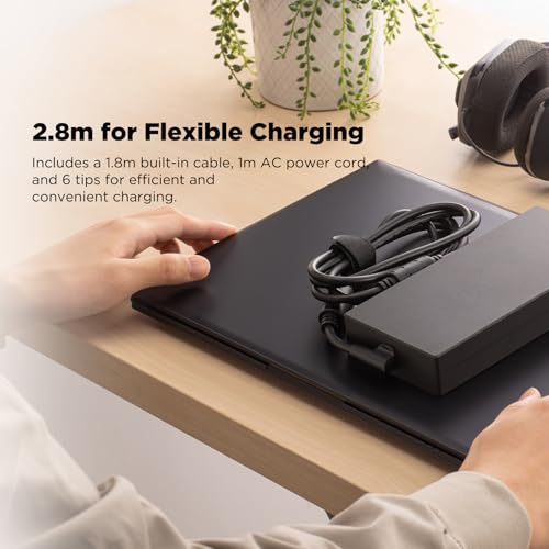 Innergie T33 330W Gaming Laptop Charger Power Adapter Compatible with Most Laptop Brands Including ASUS ROG, Acer Predator, Dell Alienware, Lenovo Legion, HP, MSI (Delta Electronics) - color: 330 Watts ver.