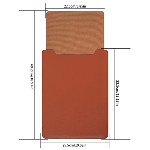 Compatible with Apple 14 inch/13.3 inch Laptop Sleeve, Padded Case, Thin Portable, Versatile Bag - Compatible with 2022 Pro, 2015 Pro, Air-Brown - color: brown
