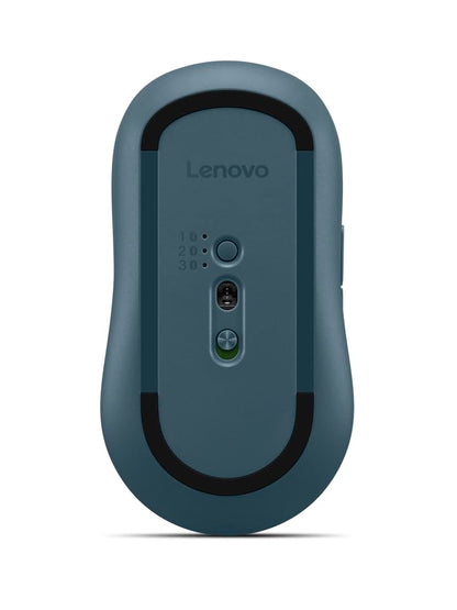 Lenovo Yoga Bluetooth Silent Mouse, 3 Level DPI Adjustment, 36 Month Battery Life, Bluetooth 5.3, 3 Device Paring, Whisper Quiet, Programmable Buttons, Smooth Finish, Tidal Teal - color: Tidal Teal