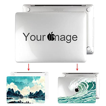 Batianda Customizable Case for MacBook Pro 13" 2022 2020, Custom Design | Fits A2251 A2289 A2338 M1/M2 Chip, Add Patterns You Like, Slim Hard Shell Protection for Students, Creators, Gifts Buyers - color: A-Customizable